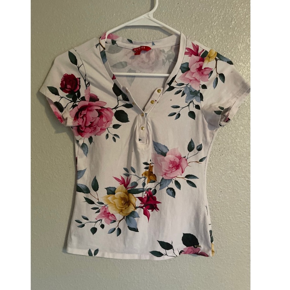 Guess floral blouse
